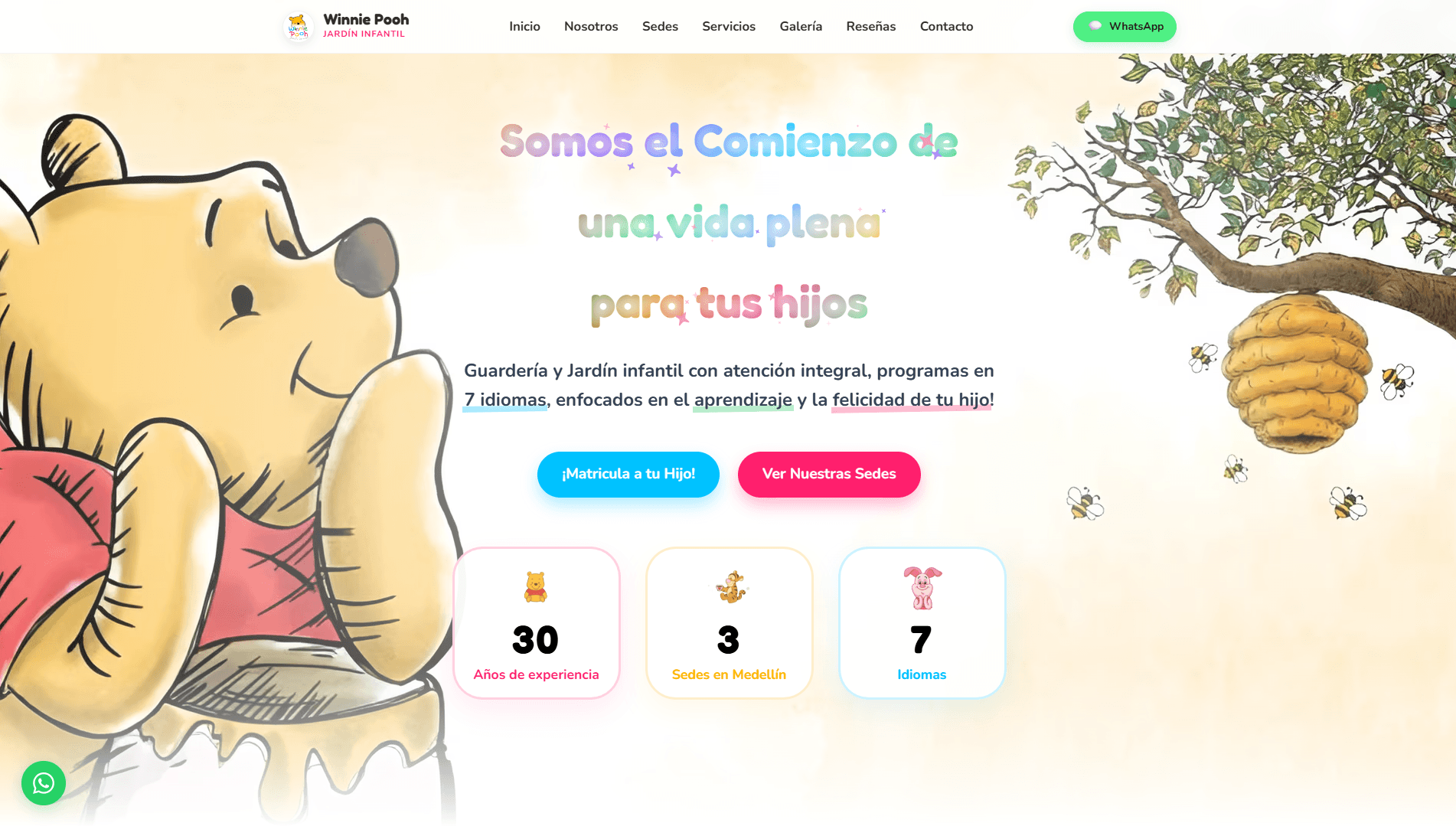 Winnie Pooh - Jardín Infantil